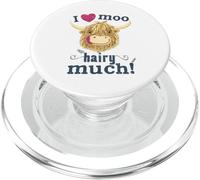 Scottish Highland Cow Loves You Hairy Much PopSockets PopGrip for MagSafe