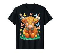 Scottish Highland Cow, Western Wear T-Shirt