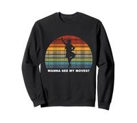 Scottish Highland Dance Games Retro Tartan Sunset Pun Sweatshirt