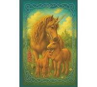 Scottish Highland Unicorn Journal - 6″ × 9″ Enchanted Celtic Ponies Edition (180 Lined Pages): Norse Unicorn Horse & Foal Cryptid Writing Diary for ... Journaling - Tarot & Oracle Card Records!