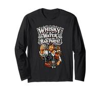 Scottish Highlander with a Glass of Scotch Long Sleeve T-Shirt