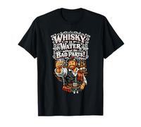 Scottish Highlander with a Glass of Scotch T-Shirt