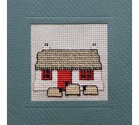 Scottish Highlands Card Cross Stitch Kit 'Crofthouse' by Textile Heritage