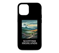 Scottish Highlands Landscape Castle Heather Mountain Design Case for iPhone 12/12 Pro