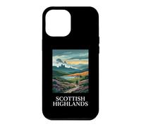 Scottish Highlands Landscape Castle Heather Mountain Design Case for iPhone 12 Pro Max