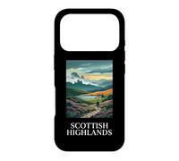 Scottish Highlands Landscape Castle Heather Mountain Design Case for iPhone 17 Pro