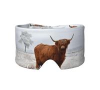 Scottish Highlands Winter Landscape, Full Eye Covers Light Blocking Eye Mask Sleep Eye and Ear Muffs