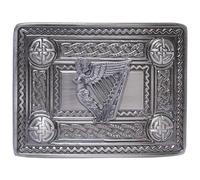 Scottish Kilt Belt buckle - Stag Head Celtic Belt Buckles for Men Antique Silver Finish, Traditional Highland Dress Accessory for Kilts & Formal Wear