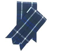 Scottish Kilt Hose Sock Flashes Garters Pointed Highland Wear - Tartan Kilt Accessories for Men & Boys Traditional Scottish Dress (Blue Douglas)