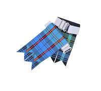 Scottish Kilt Hose Socks Flashes in Various Tartans/Acrylic Wool Tartan Flashers (UK, Alpha, One Size, Baillie Ancient)