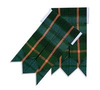 Scottish Kilt Hose Socks Flashes in Various Tartans/Acrylic Wool Tartan Flashers (UK, Alpha, One Size, Gunn Ancient)