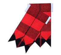 Scottish Kilt Hose Socks Flashes in Various Tartans/Acrylic Wool Tartan Flashers (UK, Alpha, One Size, MacGregor Rob Roy)