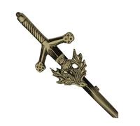 Scottish Kilt Pin for men-Kilt Accessories for men (Antique Thistle)