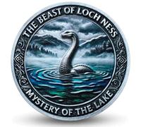 Scottish Lake Monster Challenge Coin Celtic Legend High Relief Metal Token