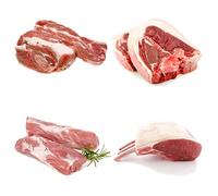 Scottish Lamb Selection Box 4kg | 4 Premium Cuts - Shoulder, Loin Chop, Neck Fillet & Rack of Lamb | Fresh, Halal & Farm-Raised | Perfect for Roasting & Grilling