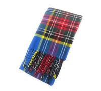 Scottish Lambswool Tartan Scarf, Unisex, Made in Scotland (Macbeth)