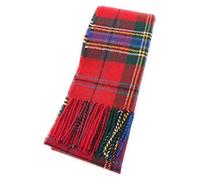 Scottish Lambswool Tartan Scarf, Unisex, Made in Scotland (MacLean of Duart)