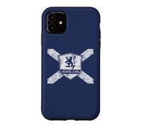 Scottish Lion Flag Saltire Shield Love Scotland distressed Case for iPhone 11