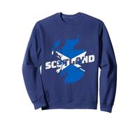 Scottish Map and Flag Souvenir Scotland Pride Scottish Gift Sweatshirt