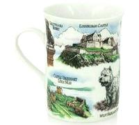 Scottish Mug Scotland Cup Edinburgh Castle Lochness Scenes Landmarks Piper