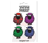 Scottish Multi Piper,Sheep,Nessie, Scottie and Highland Cow Magnet Sets (Green)