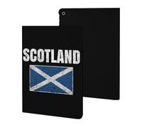 Scottish National Flag Cute Tablet Case Unisex Slim Hard Protective Cover Compatible with iPad 9th/ 8th/ 7th