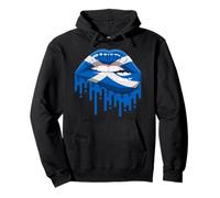 Scottish National Flag Women Lips Scotland Pride Heritage Pullover Hoodie