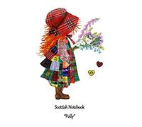 Scottish Notebook "Polly": Notebook by Scottish Illustrator Penny Silver - 6 x 9 inches - 100 wide lined pages