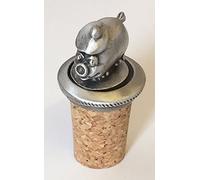 Scottish Novelty Haggis Hand Crafted Pewter Bottle Stopper Wine Saver