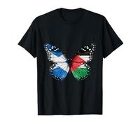 Scottish Palestinian Flag Butterfly T-Shirt