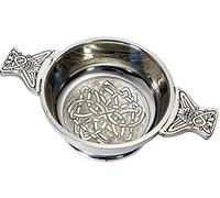 Scottish Quaich Standard Size Celtic Circle Cup of Friendship Ideal Christening Gift Engravable