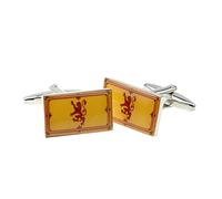 Scottish Rampant Lion Saltire Scotland Design Cufflinks