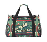 Scottish Retro Pattern Print Hand Travel Bag,Duffel Bag,Ideal for Gym, Travel,Travel Bag, Storage Case Travel Accessories