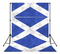 Scottish Retro Print Photography Backdrop 5x7ft Photo Backdrop Curtain Washable Photography Background For Studio
