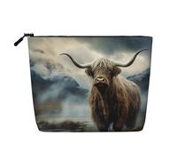 Scottish Retro Print Toiletry Bag Cosmetic Bag Large Capacity Travel Makeup Bag for Women for Daily Use Travel