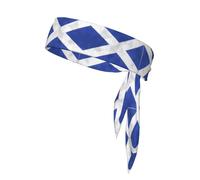 Scottish Retro Printed Head Tie, Funny Sport Head Band Tie Back, Sweat Wicking Headbands for Men Women Kids Girls Boys