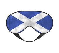 Scottish Retro Printing Rest Sleep Eye Mask, Soft Eye Mask for Home & Camping, Blocks Light, Comfortable for Most Users