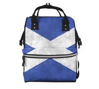 Scottish retro Prints Changing Bag Backpack Baby Diaper Bags for Mom Dad, Waterproof Nappy Rucksack Multifunctional Travel Bag