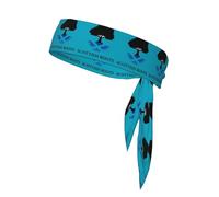 Scottish Roots Tree Print Tie Headband For Women Men,Ninja Headbands, Sweat Headband,For Athletic Yoga Running Gym.