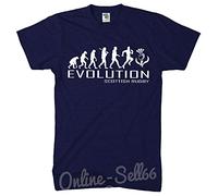 Scottish Rugby Ape to Evolution League Sport Union Try Penalty t Shirt Funny Mens Womens TshirtNavy BlueSmall