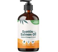 Scottish Salmon Oil for Dogs & Cats, Natural Omega 3, 6 & 9