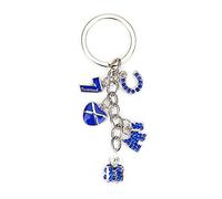 Scottish Saltire Multi Keyring Keychain Scotland Bag Charm (Lucky Charm)