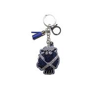 Scottish Saltire Multi Keyring Keychain Scotland Bag Charm (Saltire Sheep Diamante)