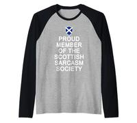Scottish Sarcasm Society Funny Scotland Raglan Baseball Tee
