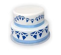 Scottish Scotland Flag Bunting Edible Icing Sheet Cake Toppers Decorations
