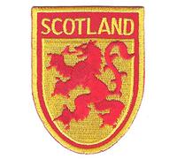Scottish Scotland Saltire Iron On Sew On Fabric Patch Embroidered Badges (Scotland Lion Rampant Shield)