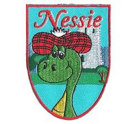Scottish Scotland Saltire Iron On Sew On Fabric Patch (Red Bonnet Nessie)