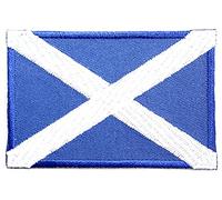 Scottish Scotland Saltire Iron On Sew On Fabric Patch (Saltire Rectangle Flag)
