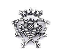 Scottish Scotland Thistle & Crown Outlander Metal Cosplay Pin Badge Brooch