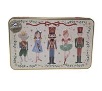 Scottish Shortbread Biscuits in Christmas Gift Tin Traditional Festive Biscuit Selection Decorative Reusable Tin Xmas Gift Single or Assorted Pack, The Mouse King Tin